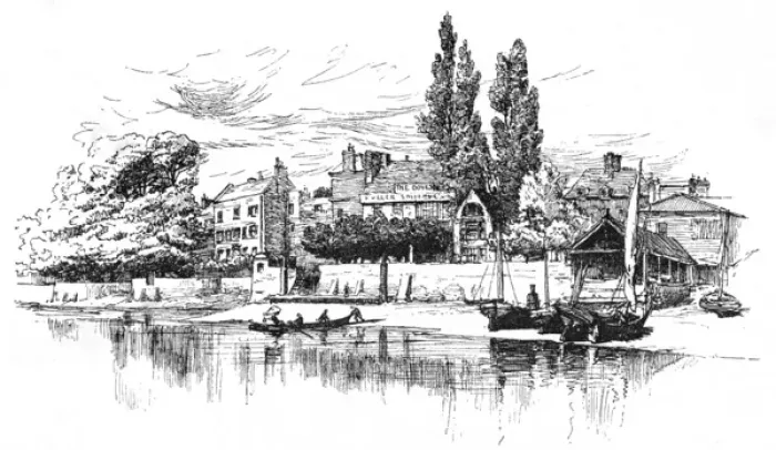 Framed Print : Doves Hammersmith Framed Print : Doves Hammersmith
