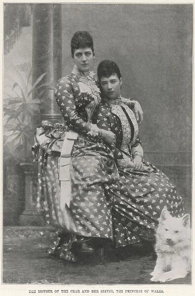 Dowager Empress Marie Feodorovna of Russia and Queen Alexand