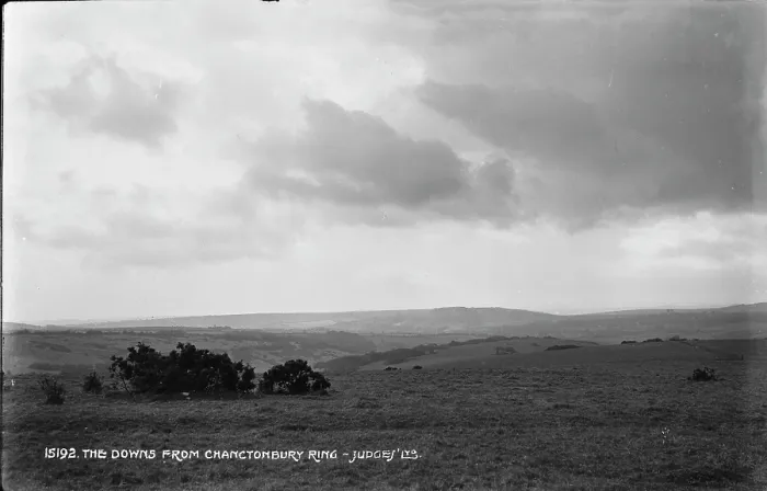 Framed Print : The Downs from Chanctonbury Ring Framed Print : The Downs from Chanctonbury Ring