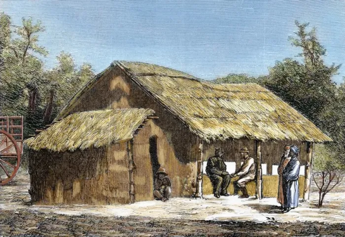 Framed Print : Dr. David Livingstones (1813-1873) hut Framed Print : Dr. David Livingstones (1813-1873) hut