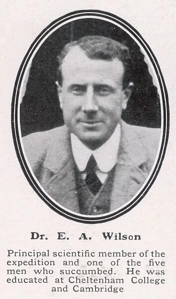 Dr E. A Wilson of the Scott Polar Expedition