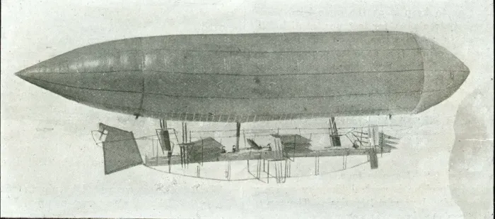Framed Print : Dr F. A. Barton?s airship of 1905 / 6 Framed Print : Dr F. A. Barton?s airship of 1905 / 6