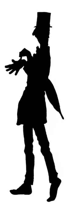 Framed Print : Dr Fell. Silhouette Framed Print : Dr Fell. Silhouette
