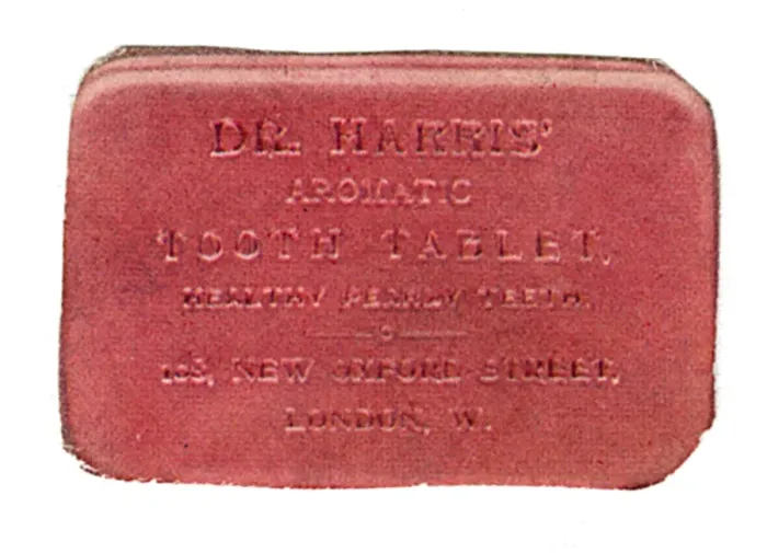 Framed Print : Dr Harris aromatic tooth tablet Framed Print : Dr Harris aromatic tooth tablet