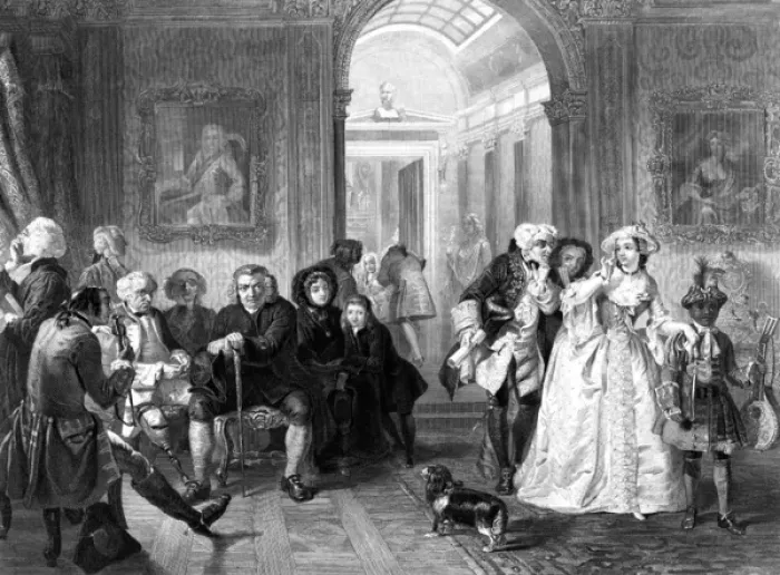 Framed Print : Dr Johnson / Chesterfield Framed Print : Dr Johnson / Chesterfield