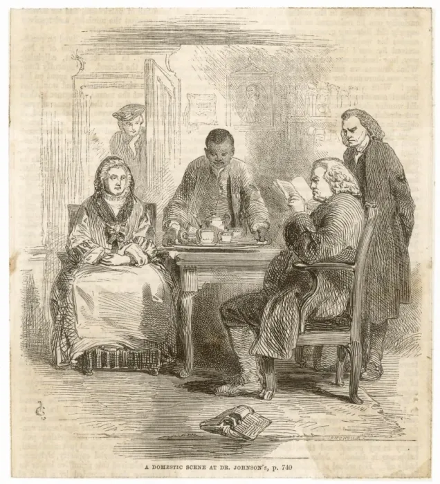 Framed Print : Dr Johnson / At Home Framed Print : Dr Johnson / At Home