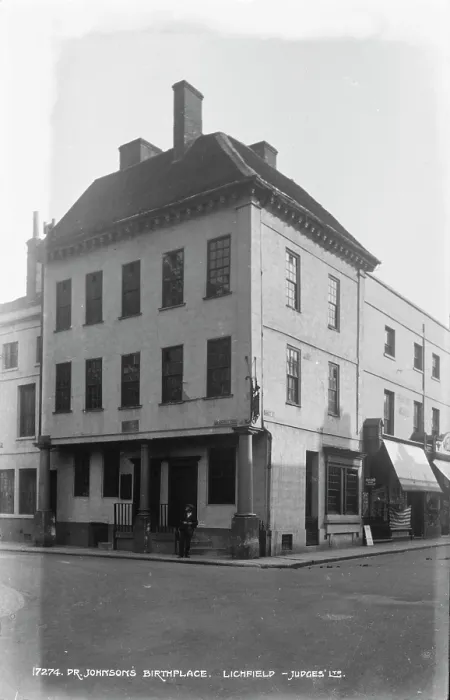 Framed Print : Dr. Johnson's Birthplace