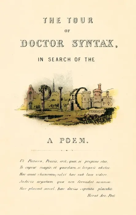 Framed Print : Dr Syntax Title Page Framed Print : Dr Syntax Title Page