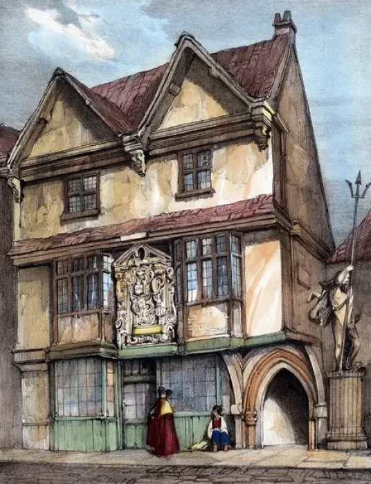 Framed Print : Dr Whites Alms House Framed Print : Dr Whites Alms House
