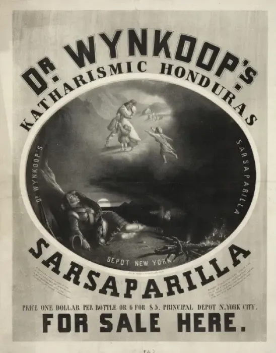 Framed Print : Dr. Wynkoops, katharismic Honduras, sarsaparilla Framed Print : Dr. Wynkoops, katharismic Honduras, sarsaparilla