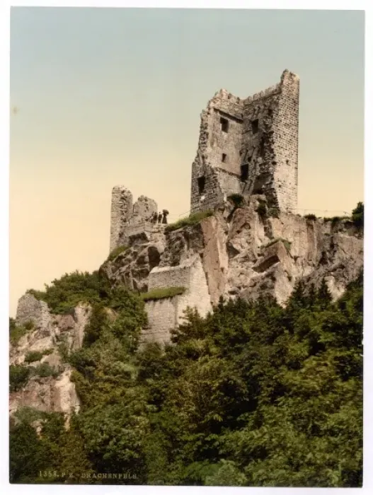 Framed Print : Drachenfels ruins, the Rhine, Germany Framed Print : Drachenfels ruins, the Rhine, Germany