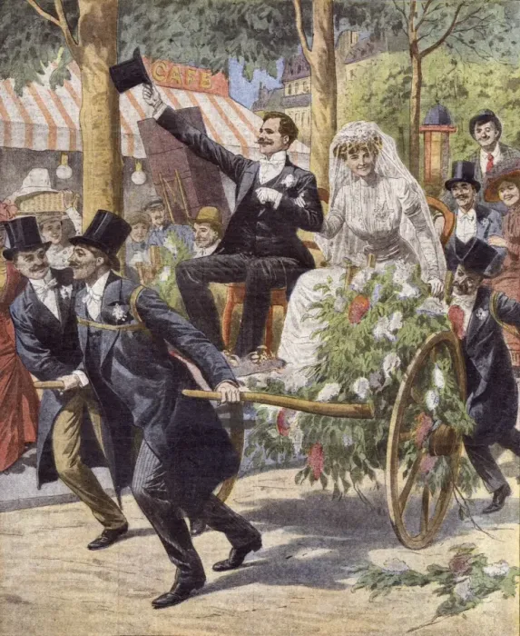 Framed Print : Dragged to the Wedding Framed Print : Dragged to the Wedding