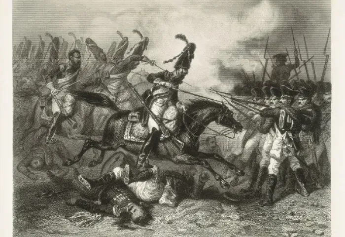 Framed Print : Dragoons of the Spanish army in Nancis. Litography Framed Print : Dragoons of the Spanish army in Nancis. Litography