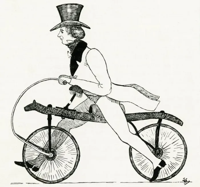 Framed Print : Draisienne 1819 Framed Print : Draisienne 1819