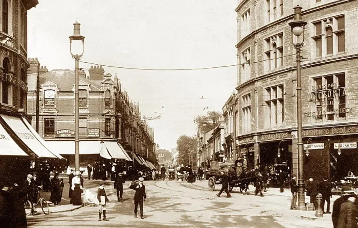 Framed Print : Drake Circus, Plymouth early 1900's Framed Print : Drake Circus, Plymouth early 1900's