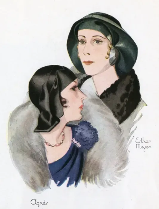 Framed Print : Draped Brim Hat 1929 Framed Print : Draped Brim Hat 1929