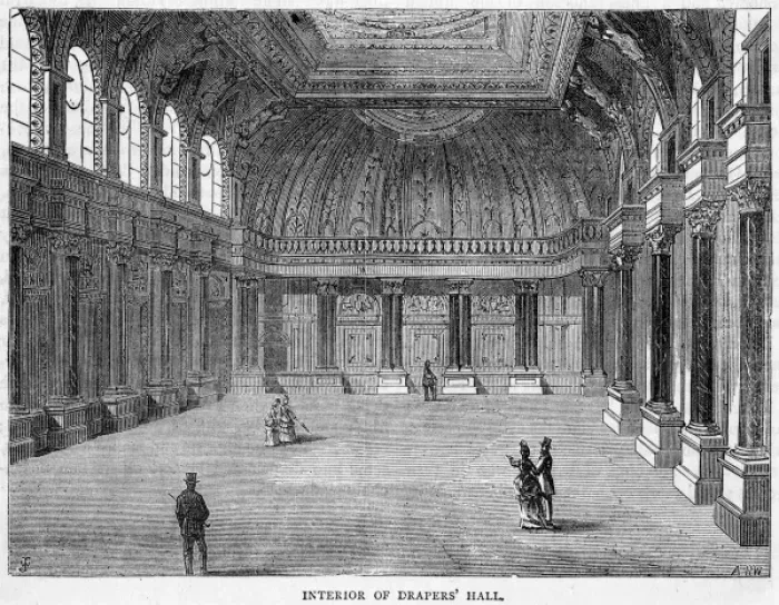 Framed Print : Drapers Hall Framed Print : Drapers Hall