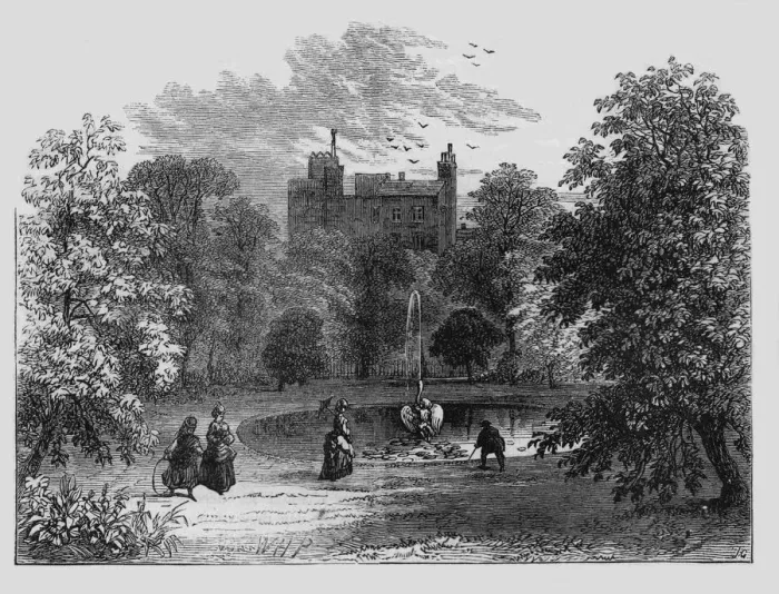 Framed Print : Drapers Hall Garden Framed Print : Drapers Hall Garden
