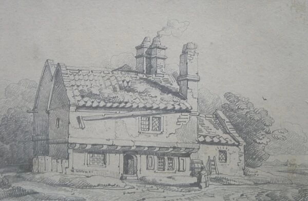 Drawing of a cottage