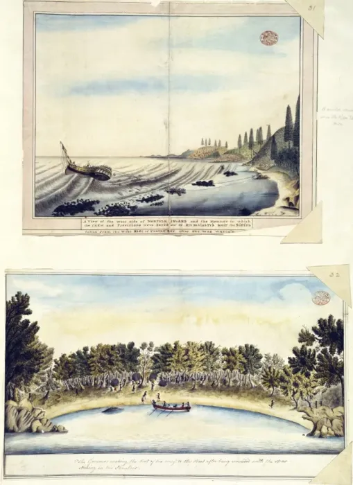 Framed Print : Drawings 22-23 from the Watling Collection Framed Print : Drawings 22-23 from the Watling Collection