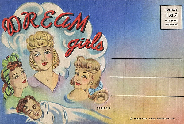 Dream Girls postcard pack - cover