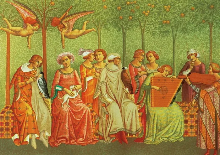 Framed Print : Dream of Life in the fresco called The Triumph of Death of Framed Print : Dream of Life in the fresco called The Triumph of Death of