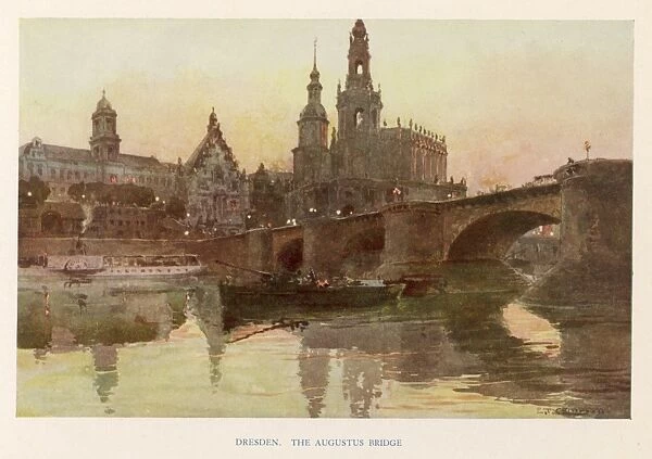 Dresden  /  Augustus Bridge