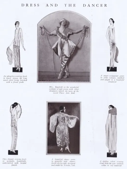 Framed Print : Dress and the Dancer: four costume sketches and two costumes Framed Print : Dress and the Dancer: four costume sketches and two costumes