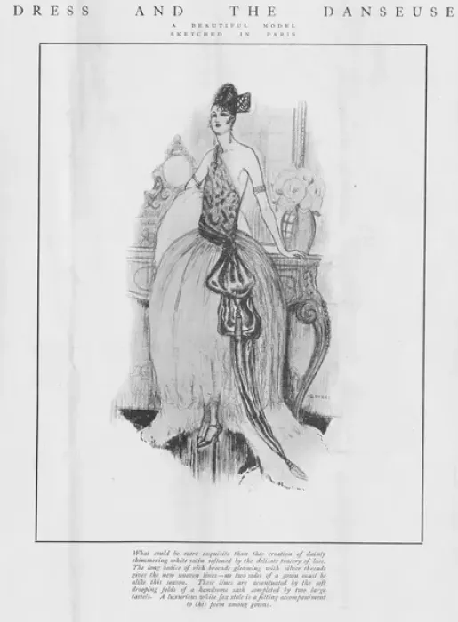 Framed Print : Dress and the Danseuse - A beautiful model sketched in Paris Framed Print : Dress and the Danseuse - A beautiful model sketched in Paris