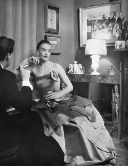 Framed Print : Dress by Henri Gowns, 1953 Framed Print : Dress by Henri Gowns, 1953