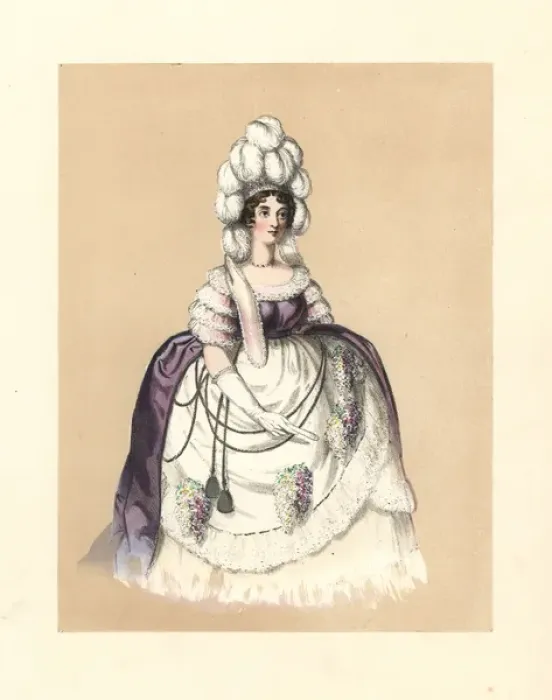 Framed Print : Dress of the reign of George III, 1760-1820 Framed Print : Dress of the reign of George III, 1760-1820