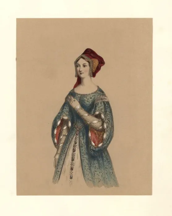 Framed Print : Dress of the reign of King Edward VI, 1547-1553 Framed Print : Dress of the reign of King Edward VI, 1547-1553