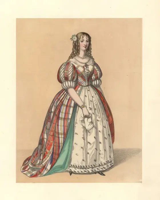 Framed Print : Dress of the reign of King George II, 1727-1760 Framed Print : Dress of the reign of King George II, 1727-1760