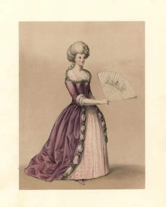 Framed Print : Dress of the reign of King George III, 1780 Framed Print : Dress of the reign of King George III, 1780