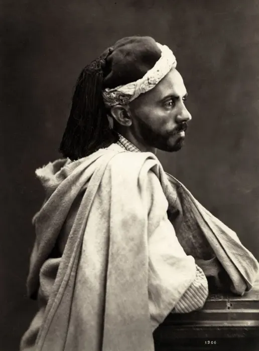 Framed Print : Well dressed North African man, probably Algeria Framed Print : Well dressed North African man, probably Algeria