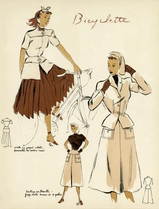 Framed Print : Dresses Late 1940S Framed Print : Dresses Late 1940S