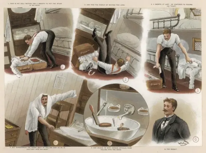 Framed Print : Dressing with Difficulty Framed Print : Dressing with Difficulty