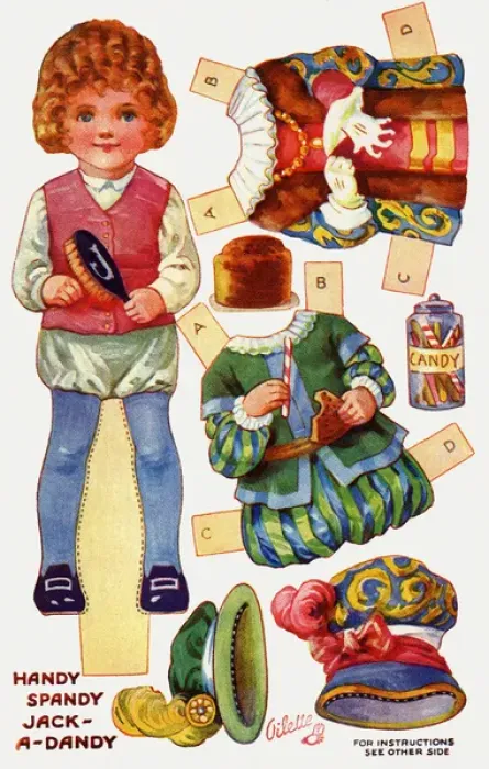 Framed Print : Dressing doll. Handy Spandy Jack-a-Dandy Framed Print : Dressing doll. Handy Spandy Jack-a-Dandy