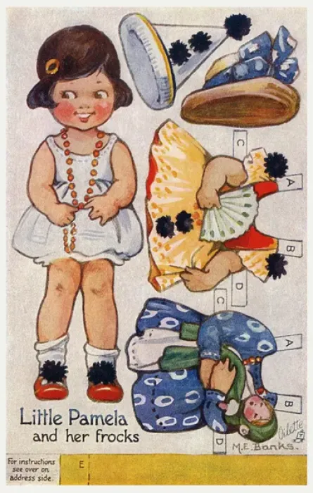 Framed Print : Dressing doll. Little Pamela Framed Print : Dressing doll. Little Pamela