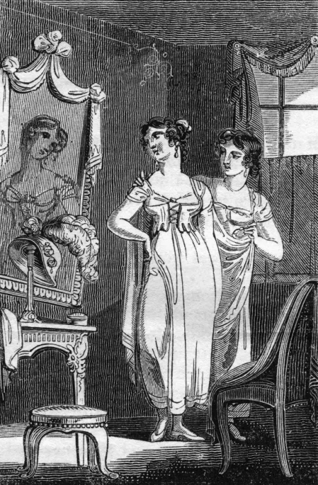Framed Print : Dressmaker 1827 Framed Print : Dressmaker 1827
