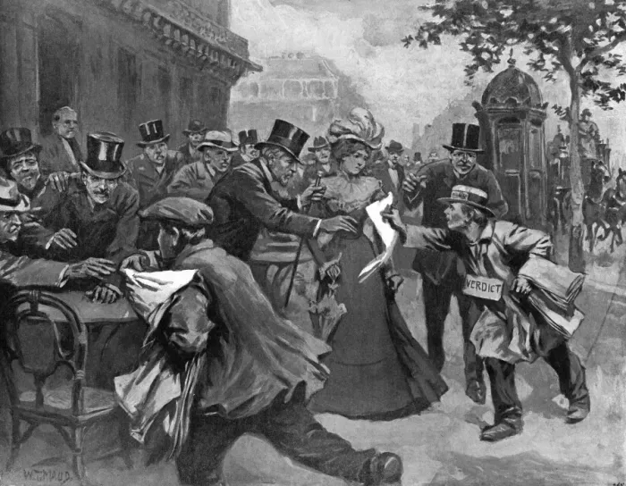 Framed Print : Dreyfus Guilty Verdict Framed Print : Dreyfus Guilty Verdict