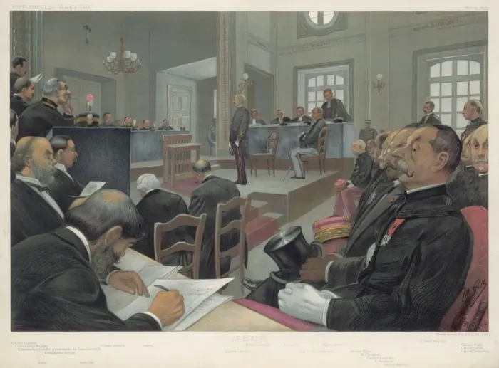 Framed Print : Dreyfus Trial / 1899 Framed Print : Dreyfus Trial / 1899