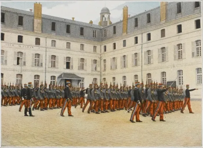 Framed Print : Drill at Saint-Cyr Framed Print : Drill at Saint-Cyr