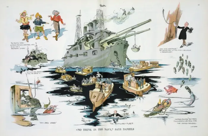 Framed Print : No drink in the Navy, says Daniels Framed Print : No drink in the Navy, says Daniels