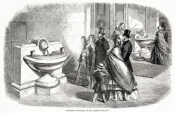 Drinking Fountain at the British Museum 1860