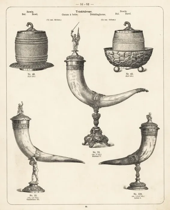 Framed Print : Drinking horns and tankards Framed Print : Drinking horns and tankards