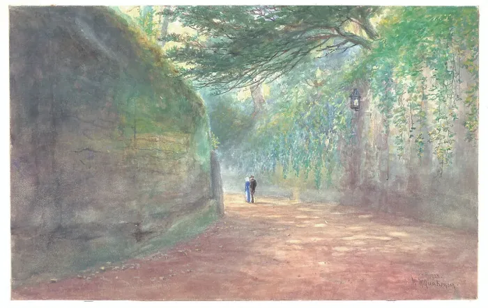 Framed Print : The Drive, Warwick Castle Framed Print : The Drive, Warwick Castle