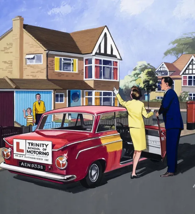 Framed Print : Driving Instructor Framed Print : Driving Instructor