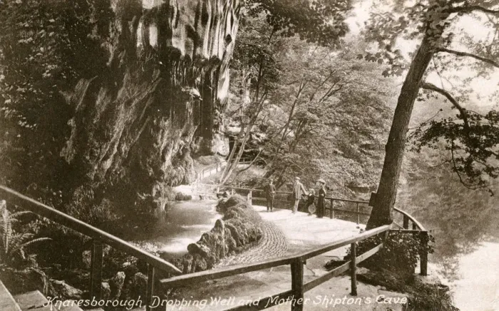 Framed Print : Dropping Well & Mother Shiptons Cave, Knaresborough Framed Print : Dropping Well & Mother Shiptons Cave, Knaresborough
