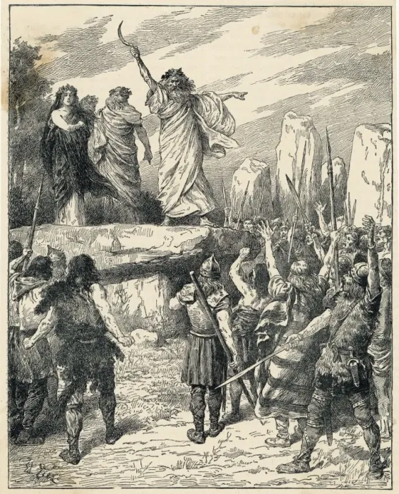 Framed Print : Druids Incite Riot 55 Bc Framed Print : Druids Incite Riot 55 Bc